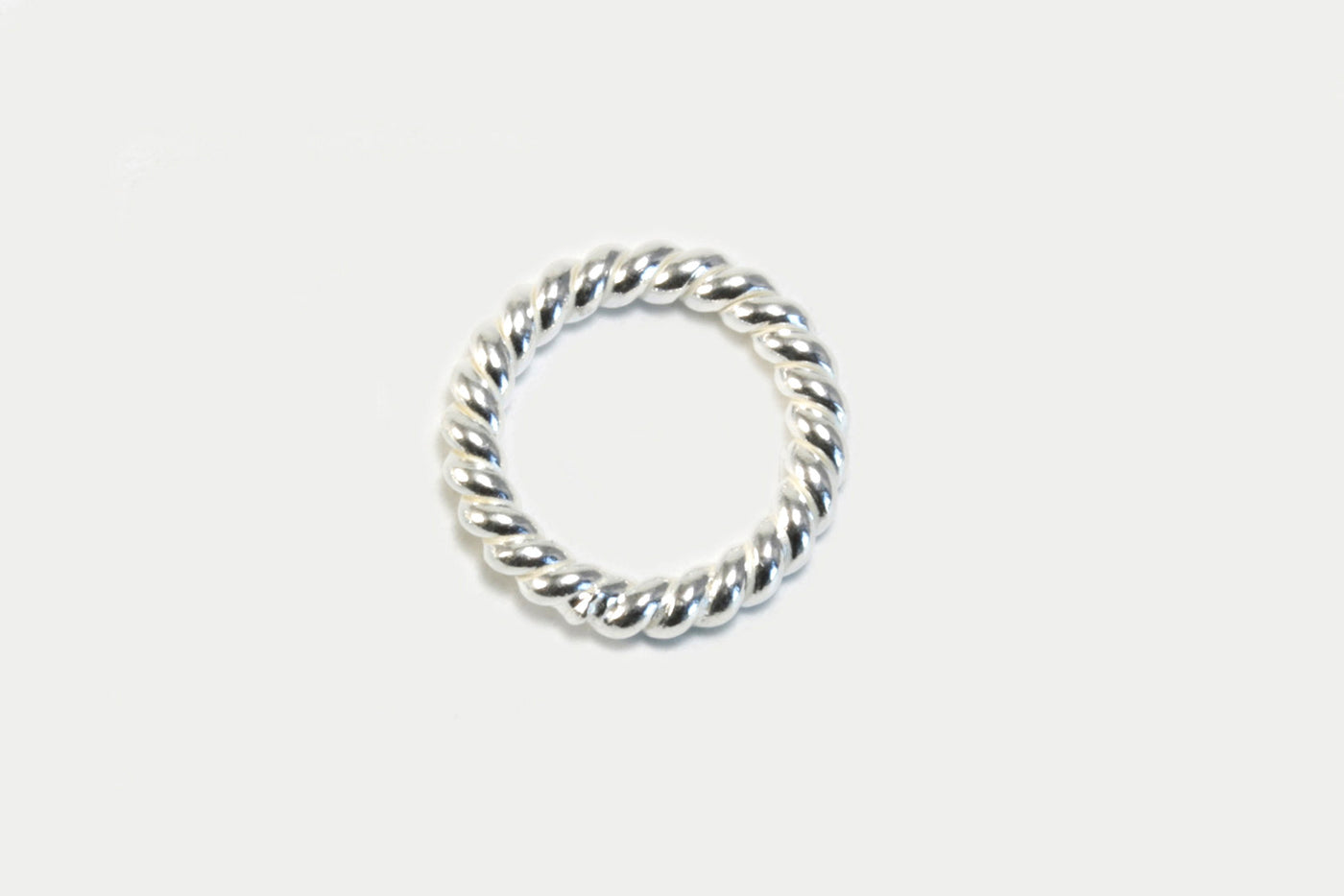 Ring Verbinder aus 925 Silber, Ø 10 mm, geschlossen