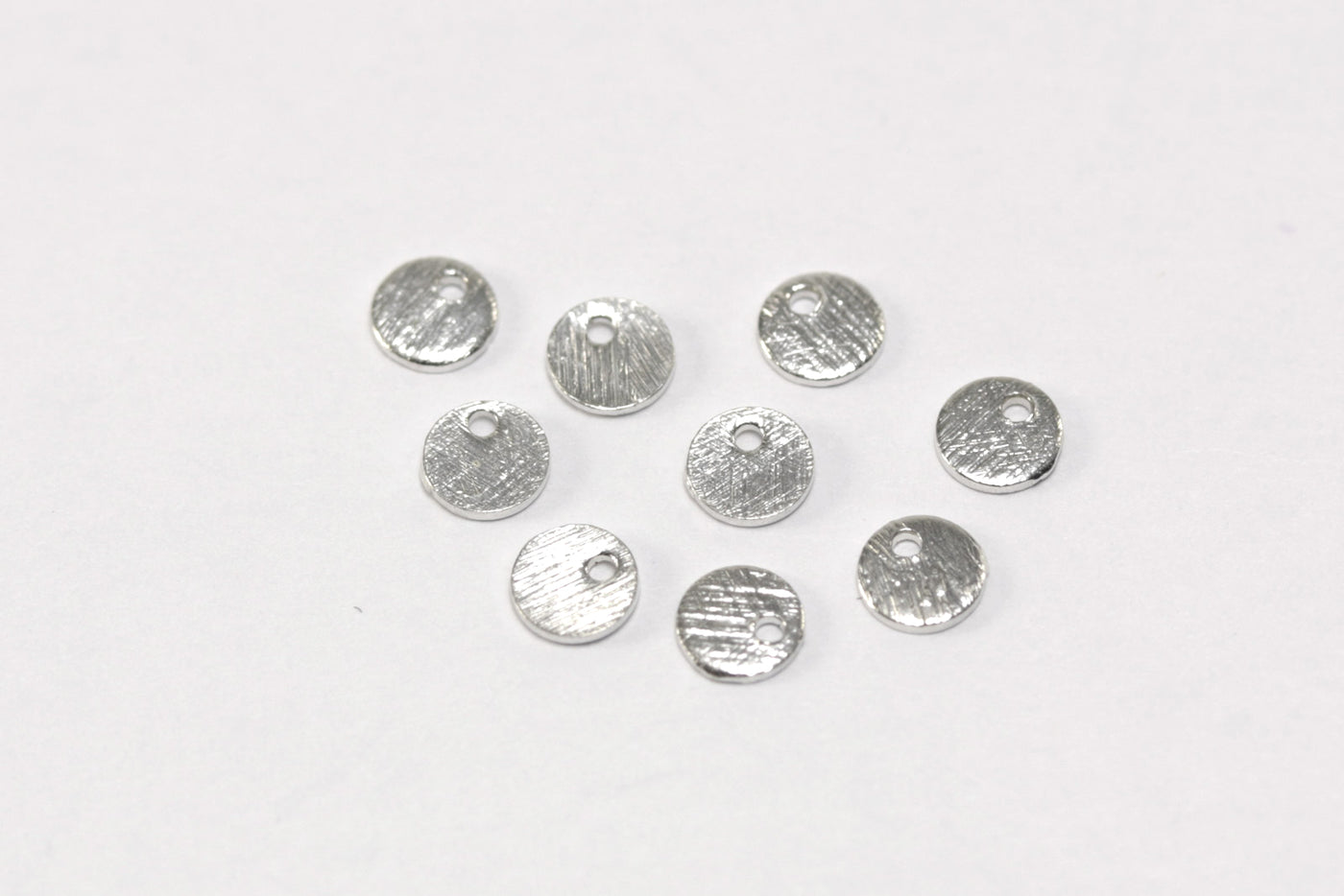 Mini Plättchen als Anhänger aus 925 Silber, Ø 3,5 mm