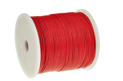 esnado Lederschnur 1 mm Rot - Rindsleder