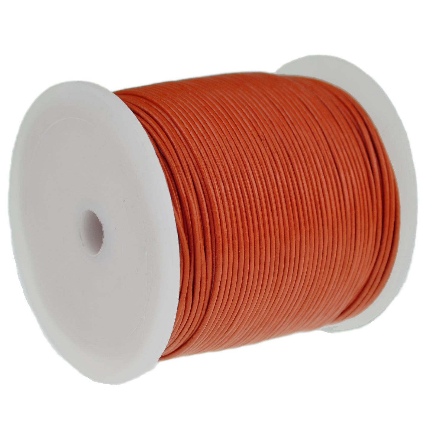 esnado Lederschnur 1 mm Orange - Rindsleder