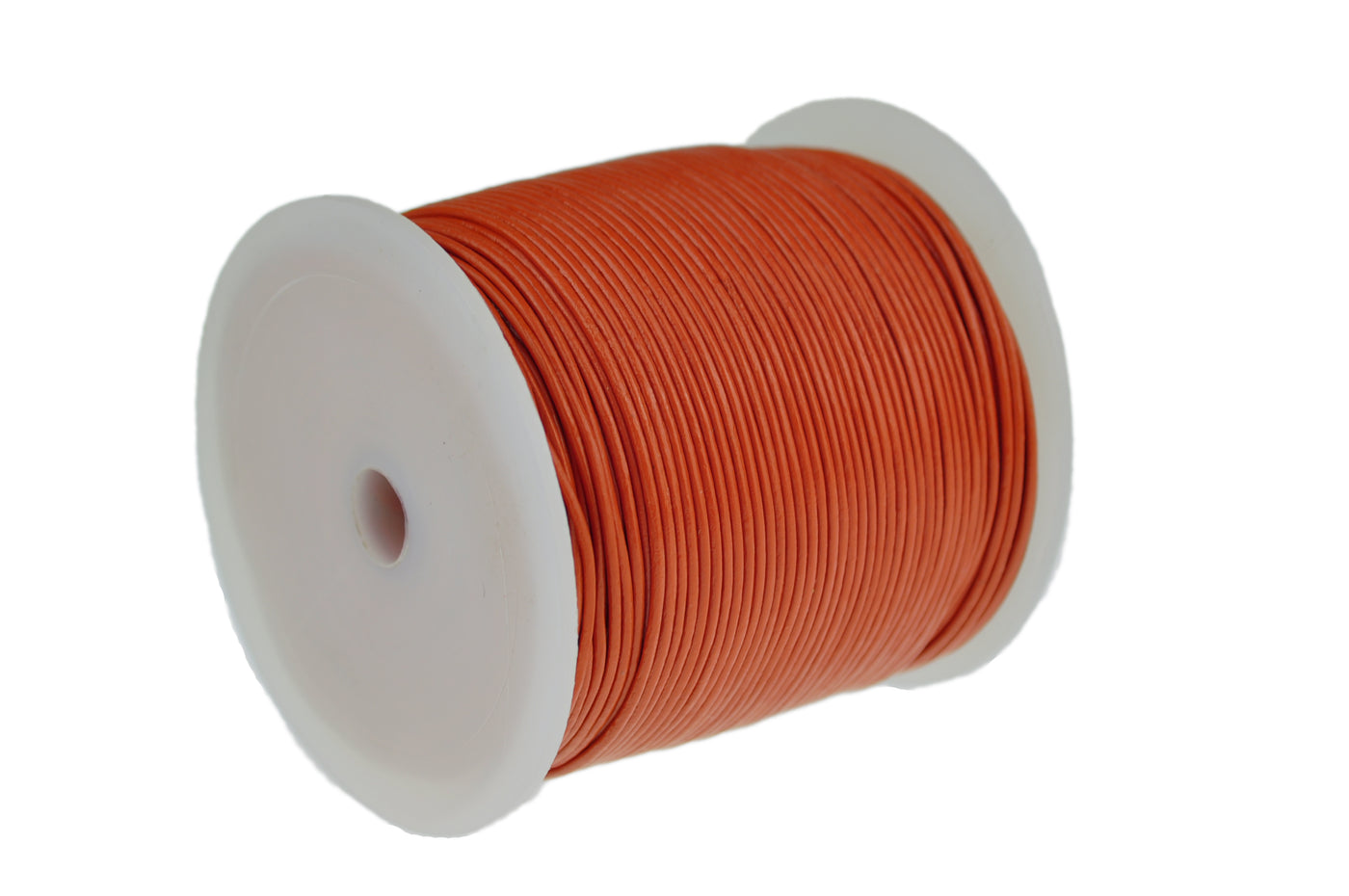 esnado Lederschnur 1 mm Orange - Rindsleder