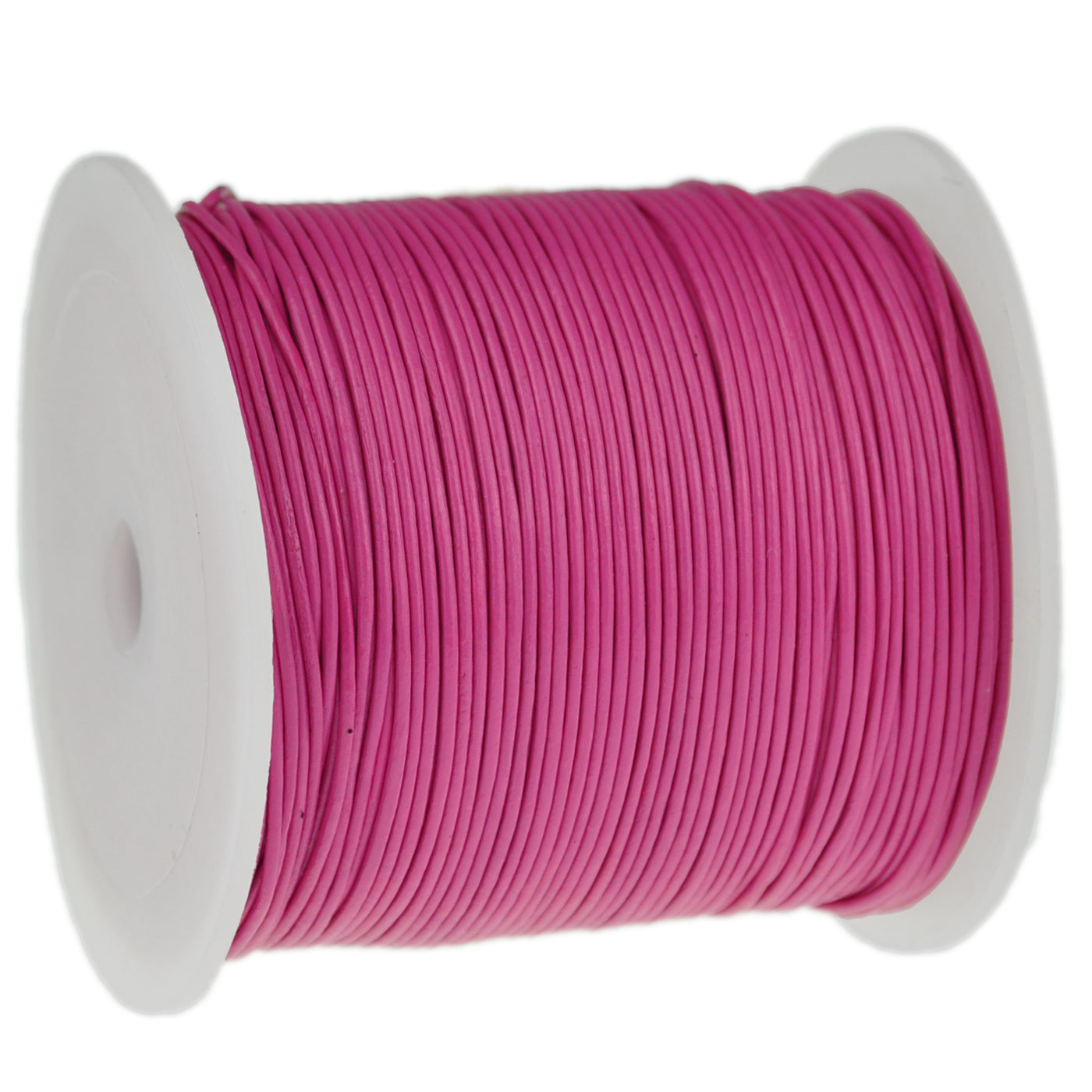 esnado Lederschnur 1 mm Pink - Rindsleder