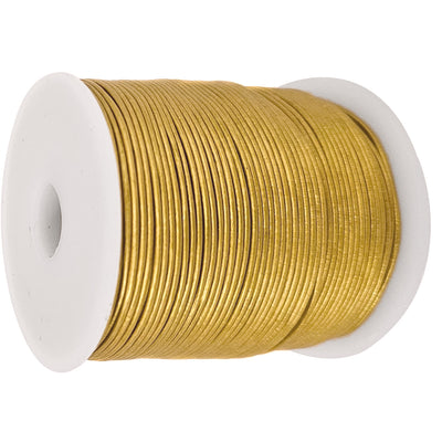 esnado Lederschnur 1 mm Gold - Rindsleder