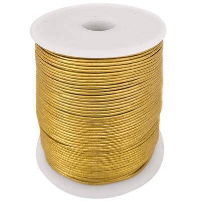 esnado Lederschnur 1 mm Gold - Rindsleder