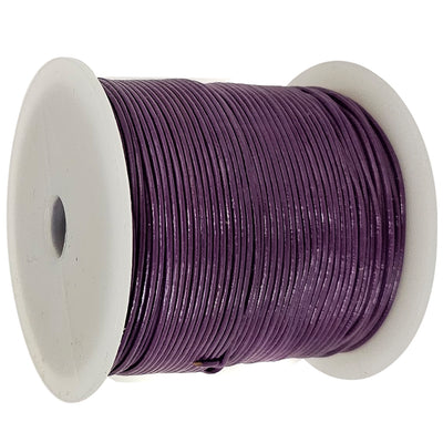 esnado Lederschnur 1 mm Lila - Rindsleder