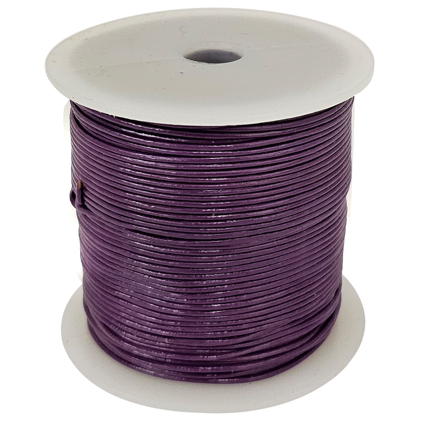 esnado Lederschnur 1 mm Lila - Rindsleder