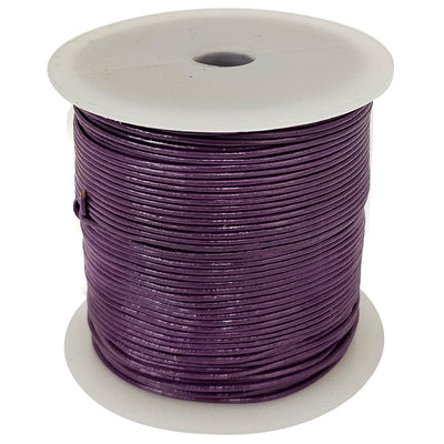 esnado Lederschnur 1 mm Lila - Rindsleder
