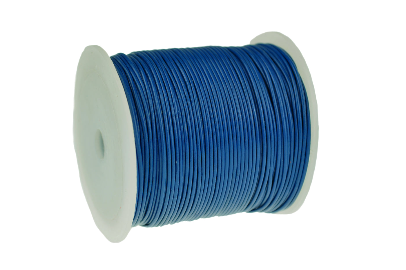 esnado Lederschnur 1 mm Blau - Rindsleder