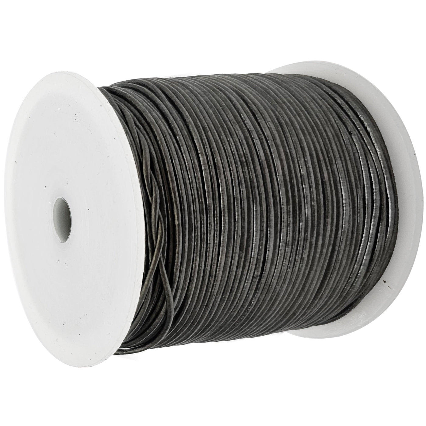 esnado Lederschnur 1 mm Graphit - Rindsleder