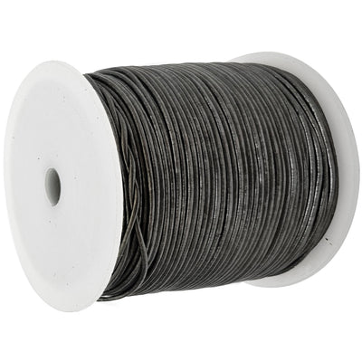 esnado Lederschnur 1 mm Graphit - Rindsleder