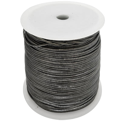 esnado Lederschnur 1 mm Graphit - Rindsleder