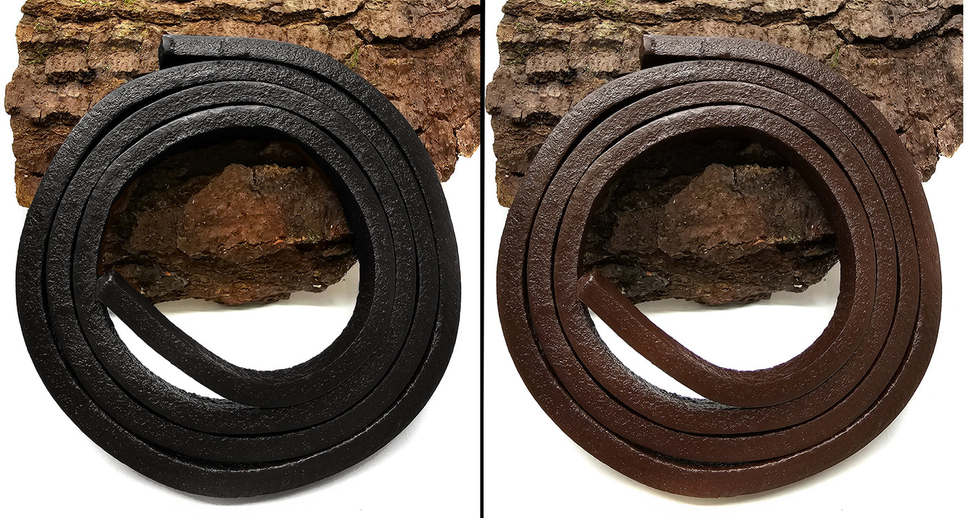 esnado stabiles Lederband 12 mm x 6 mm - 1 Meter