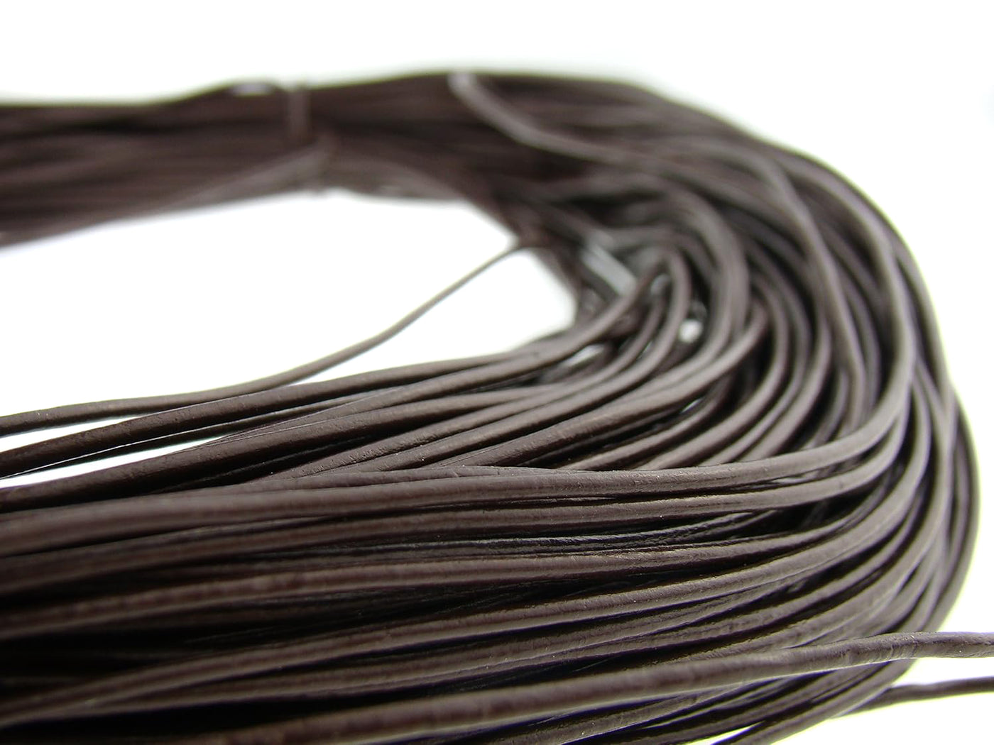 esnado Lederband 1,5 mm - Echt Leder - Braun