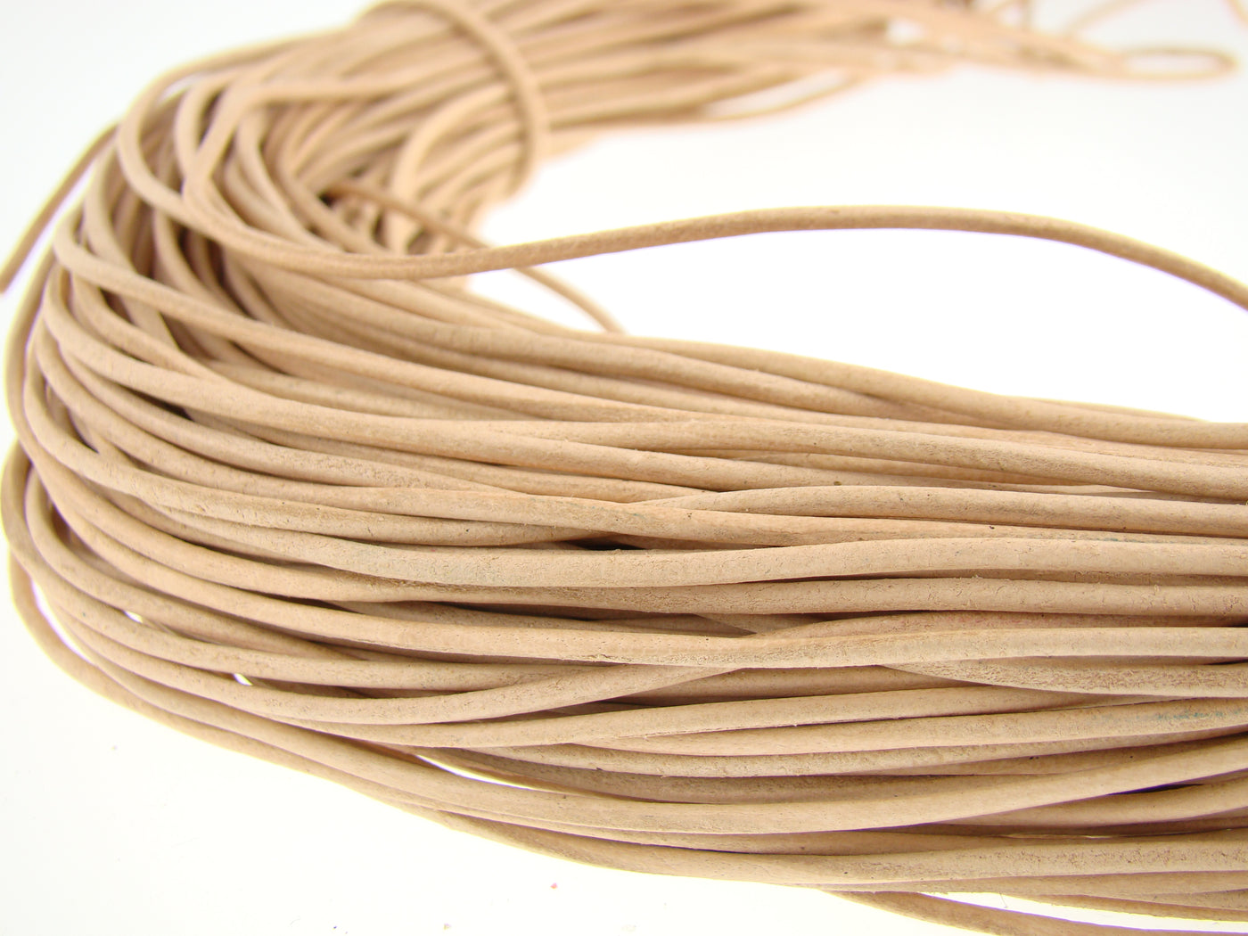 esnado Lederband 1,5 mm - Echt Leder - Natur
