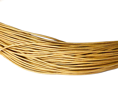 esnado Lederband 1,5 mm - Echt Leder - Gold