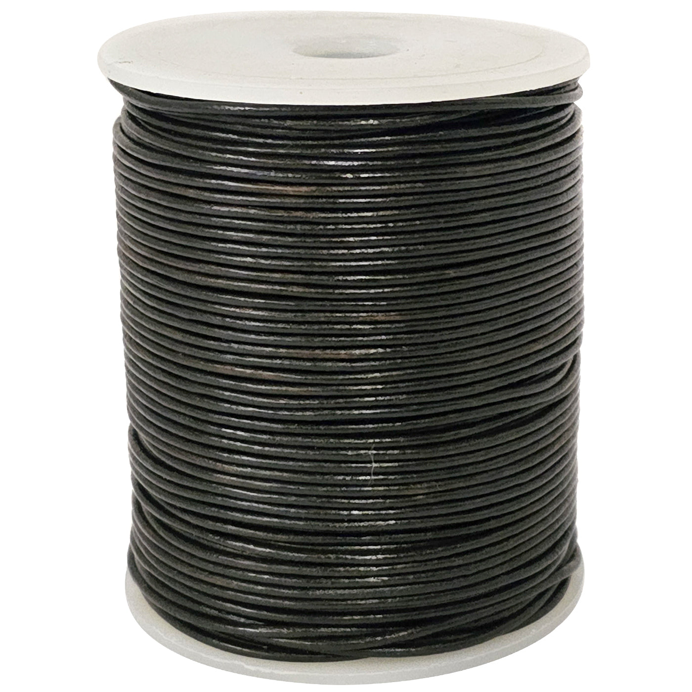 esnado Lederband 1,5 mm - Echt Leder - Antik Schwarz