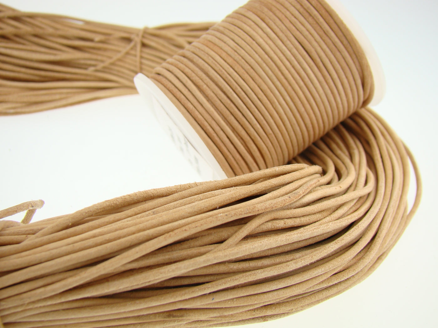 Lederschnur Rund 2 mm - Natur