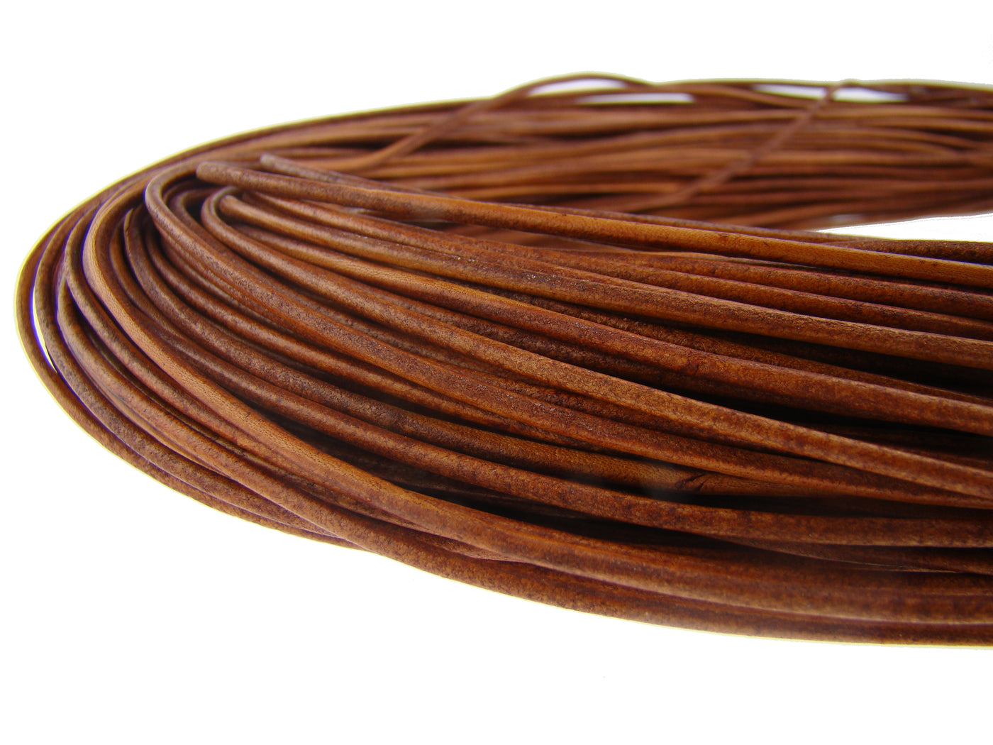 esnado Lederband 1,5 mm - Echt Leder - Naturbraun