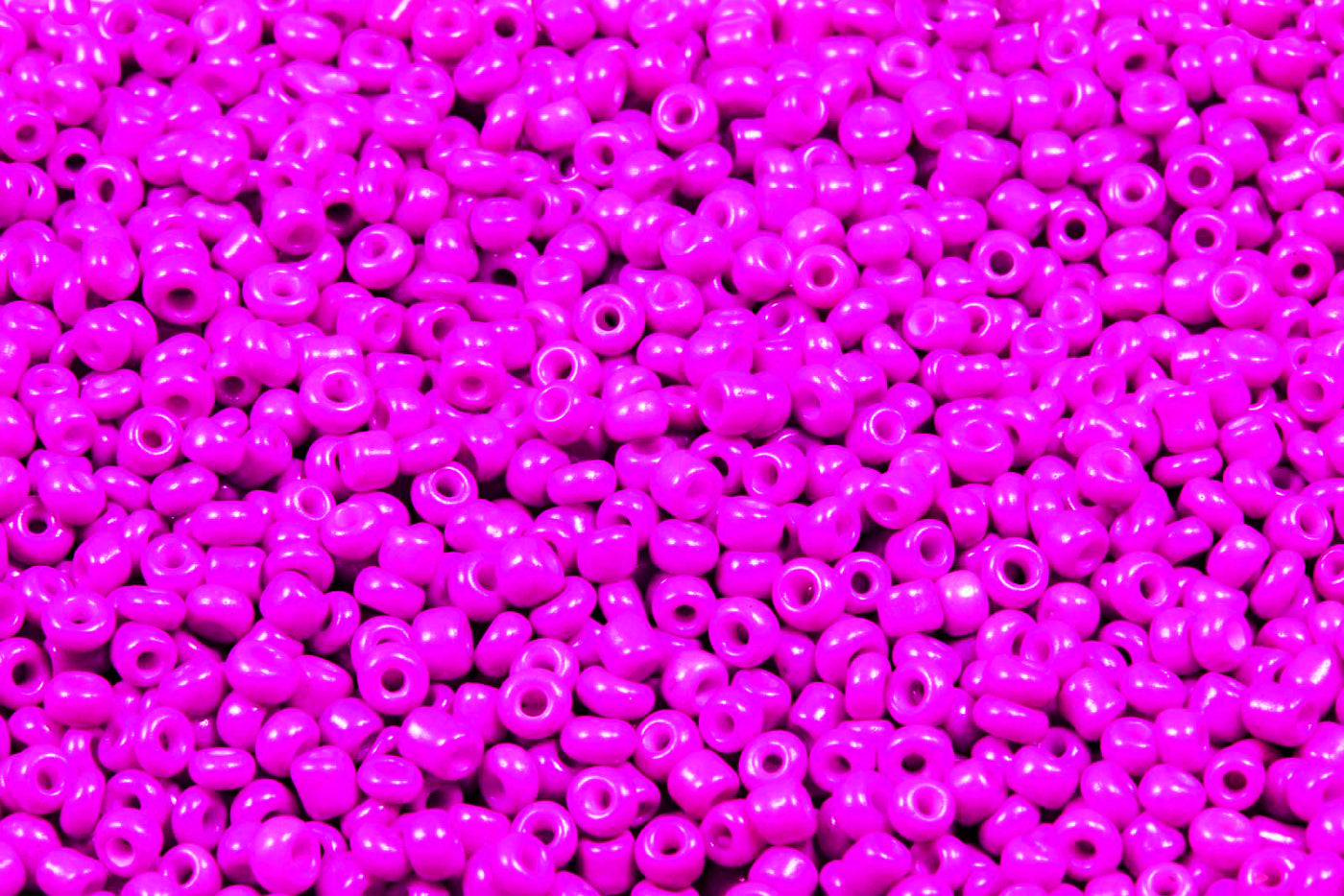 Rocailles opak, satte Farben, Ø 2 mm, 20/100 g