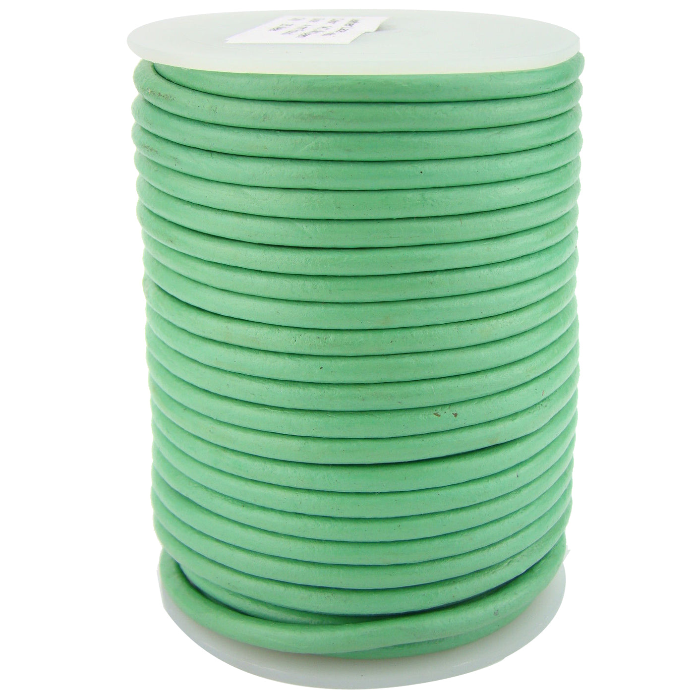 esnado Lederschnur Rund 4 mm - Mintgrün - echtes Leder