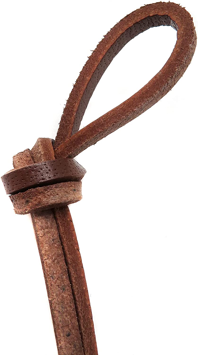 esnado Eckiges Lederband 3 x 2 mm – Natur