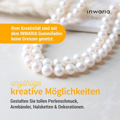 Gummifaden elastisch, 0,4/0,5/0,6/0,7/0,8 mm, transparent