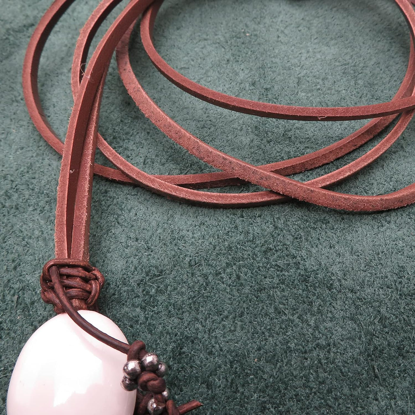 esnado Eckiges Lederband 3 x 2 mm – Natur