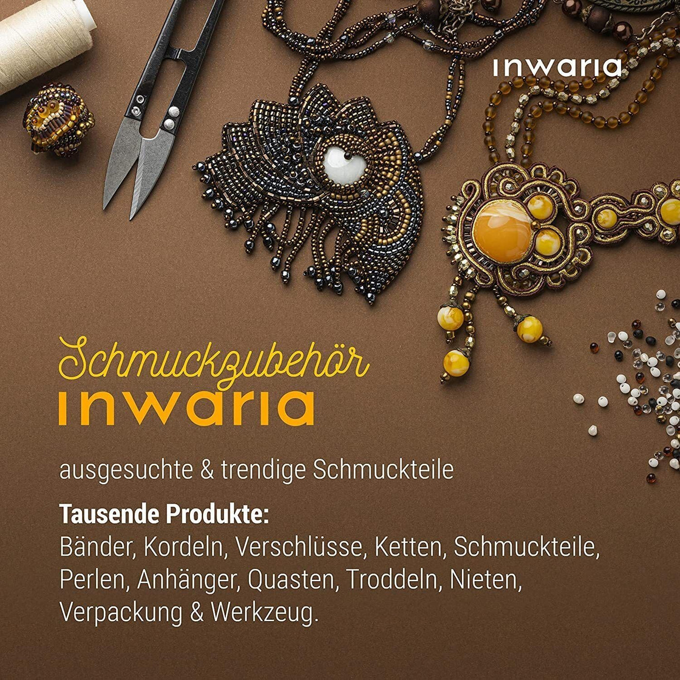 Baumwollkordel gewachst, Ø 1 mm, 5 Meter