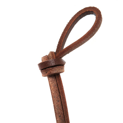 esnado Eckiges Lederband 3 x 2 mm - echtes Leder