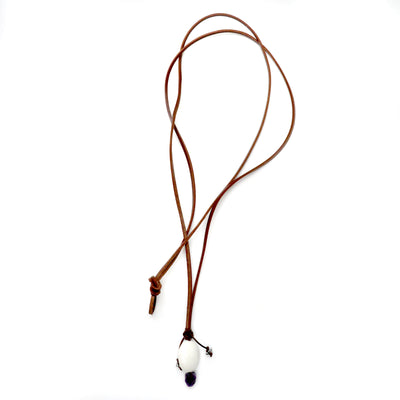 esnado Eckiges Lederband 3 x 2 mm - echtes Leder