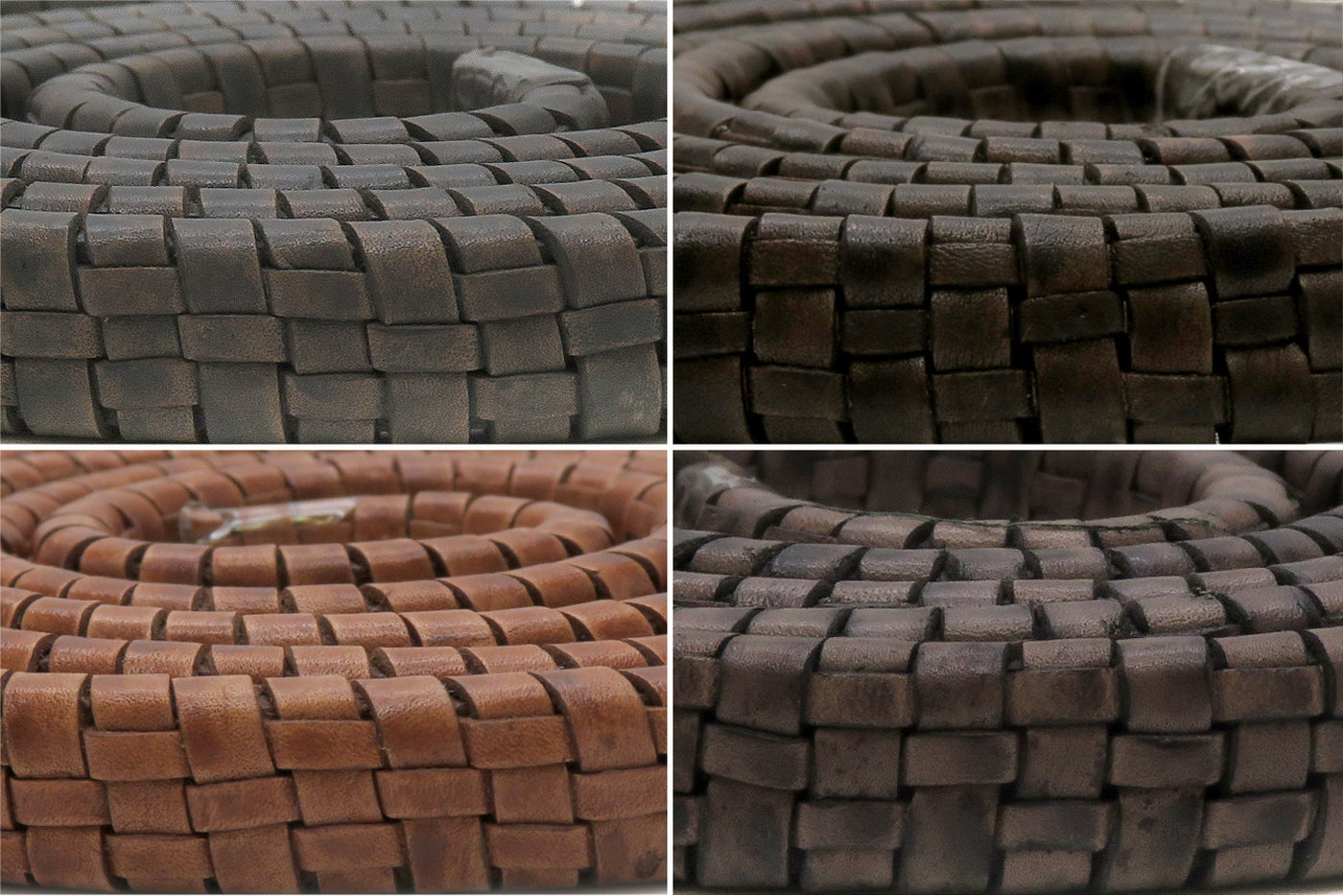 esnado Lederband geflochten oval - 11 x 6 mm