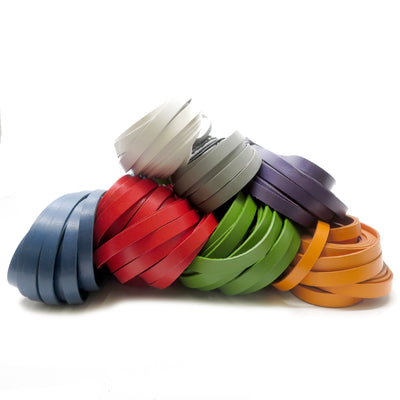 esnado Lederband - 10 mm x 2 mm - echtes Leder