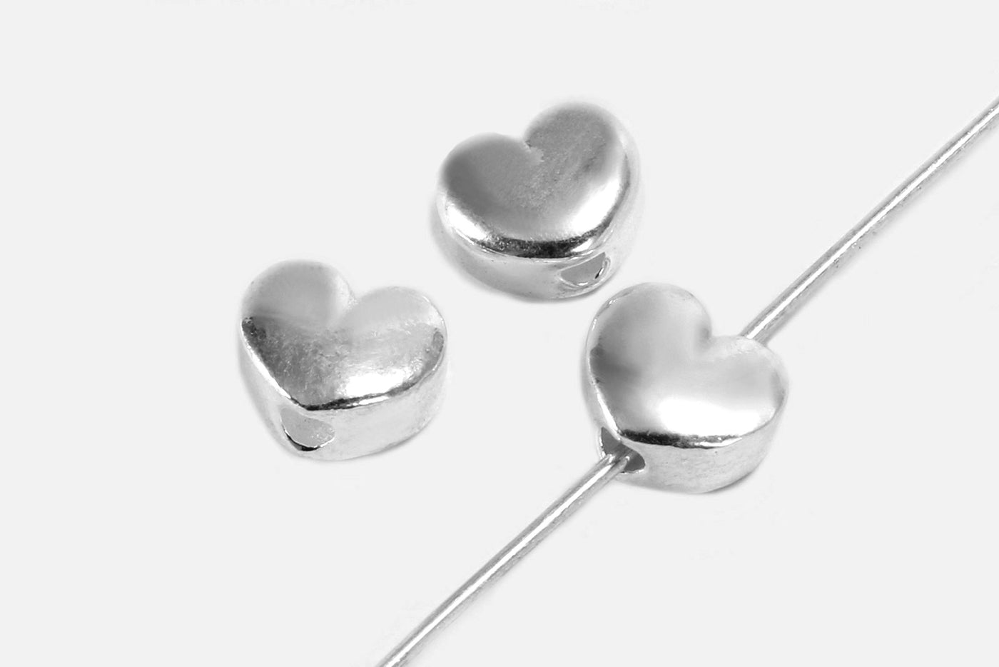 Herz aus 925 Silber, 6 x 7 mm