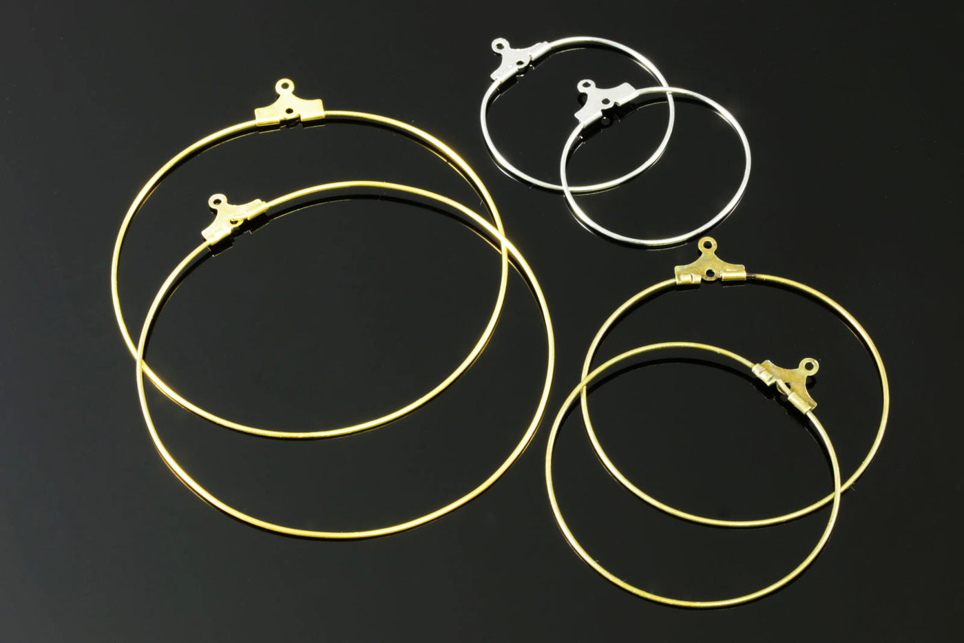 Creolen, Ø 35/60 mm, 10 Stück