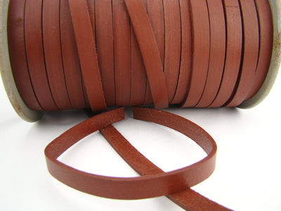 esnado Lederriemen, 10 mm x 2,5 mm - Hellbraun