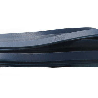 esnado Lederband flach, 10 mm x 2 mm  - Blau