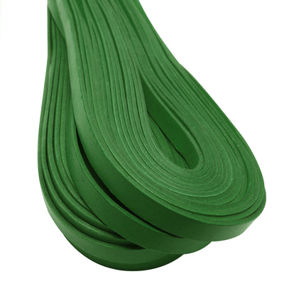 esnado Lederband flach, 10 mm x 2 mm  - Grün