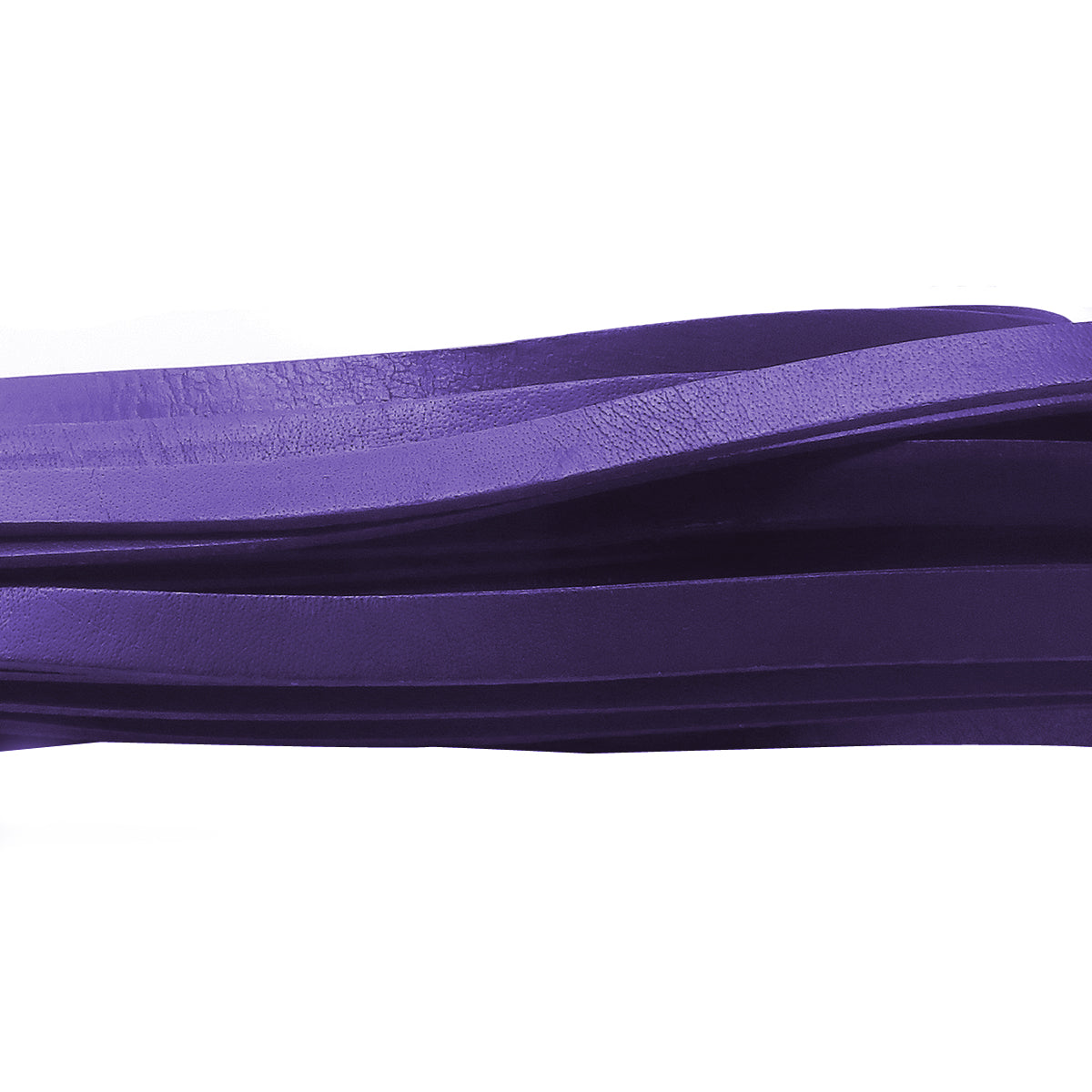 esnado Lederband flach, 10 mm x 2 mm  - Lila