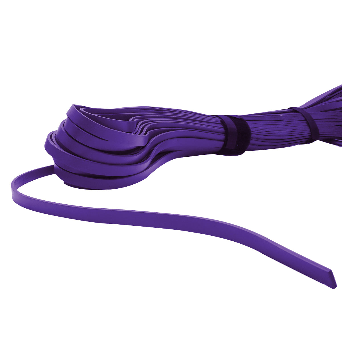esnado Lederband flach, 10 mm x 2 mm  - Lila
