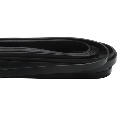 esnado Lederriemen, 10 mm x 2,5 mm - Schwarz