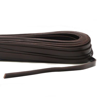 esnado Lederriemen, 10 mm x 2,5 mm - Braun