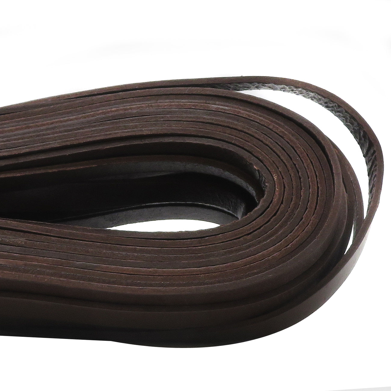 esnado Lederriemen, 10 mm x 2,5 mm - Braun