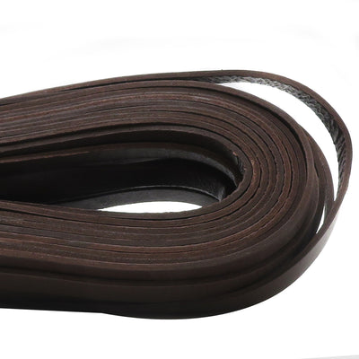 esnado Lederriemen, 10 mm x 2,5 mm - Braun