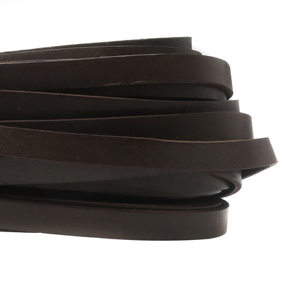 esnado Lederriemen, 10 mm x 2,5 mm - Braun