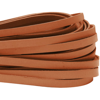 esnado Lederriemen, 10 mm x 2,5 mm - Hellbraun