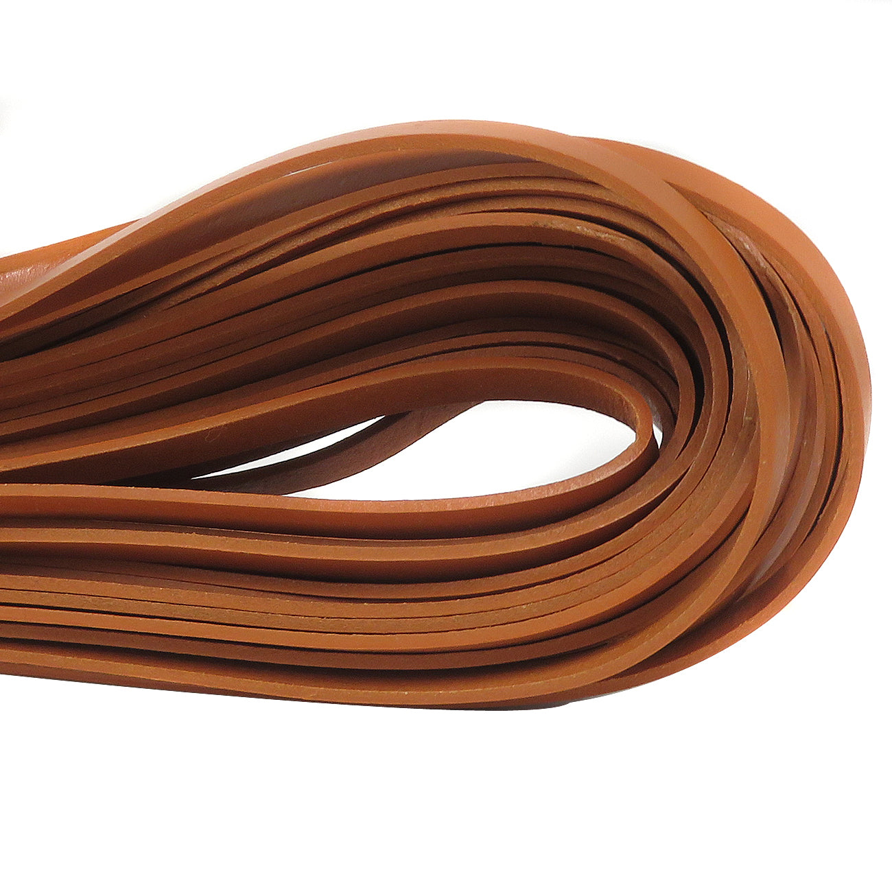 esnado Lederriemen, 10 mm x 2,5 mm - Hellbraun