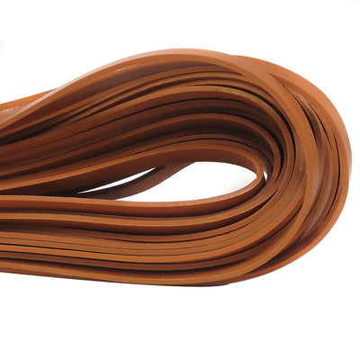 esnado Lederriemen, 10 mm x 2,5 mm - Hellbraun