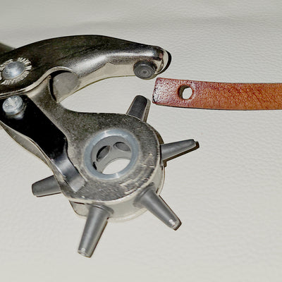 esnado Lederriemen, 10 mm x 2,5 mm - Hellbraun