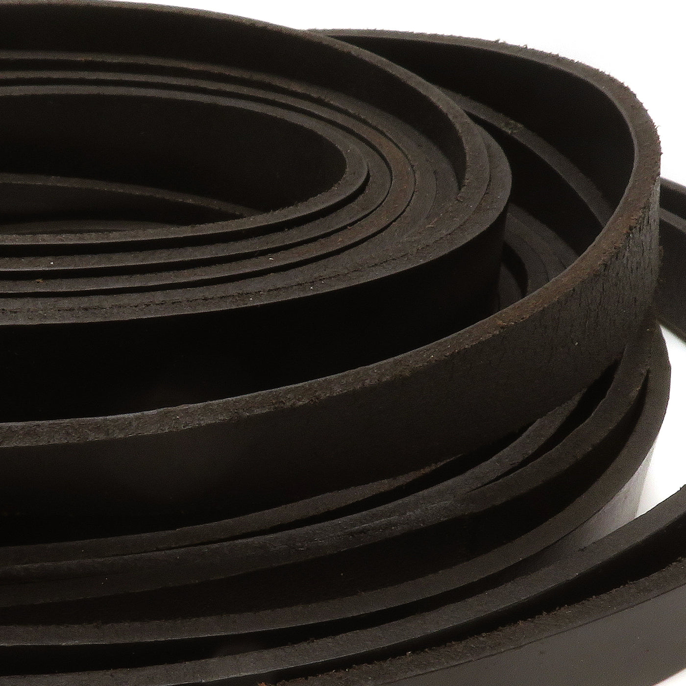 esnado Lederriemen Flach 15 mm x 3 mm - Braun