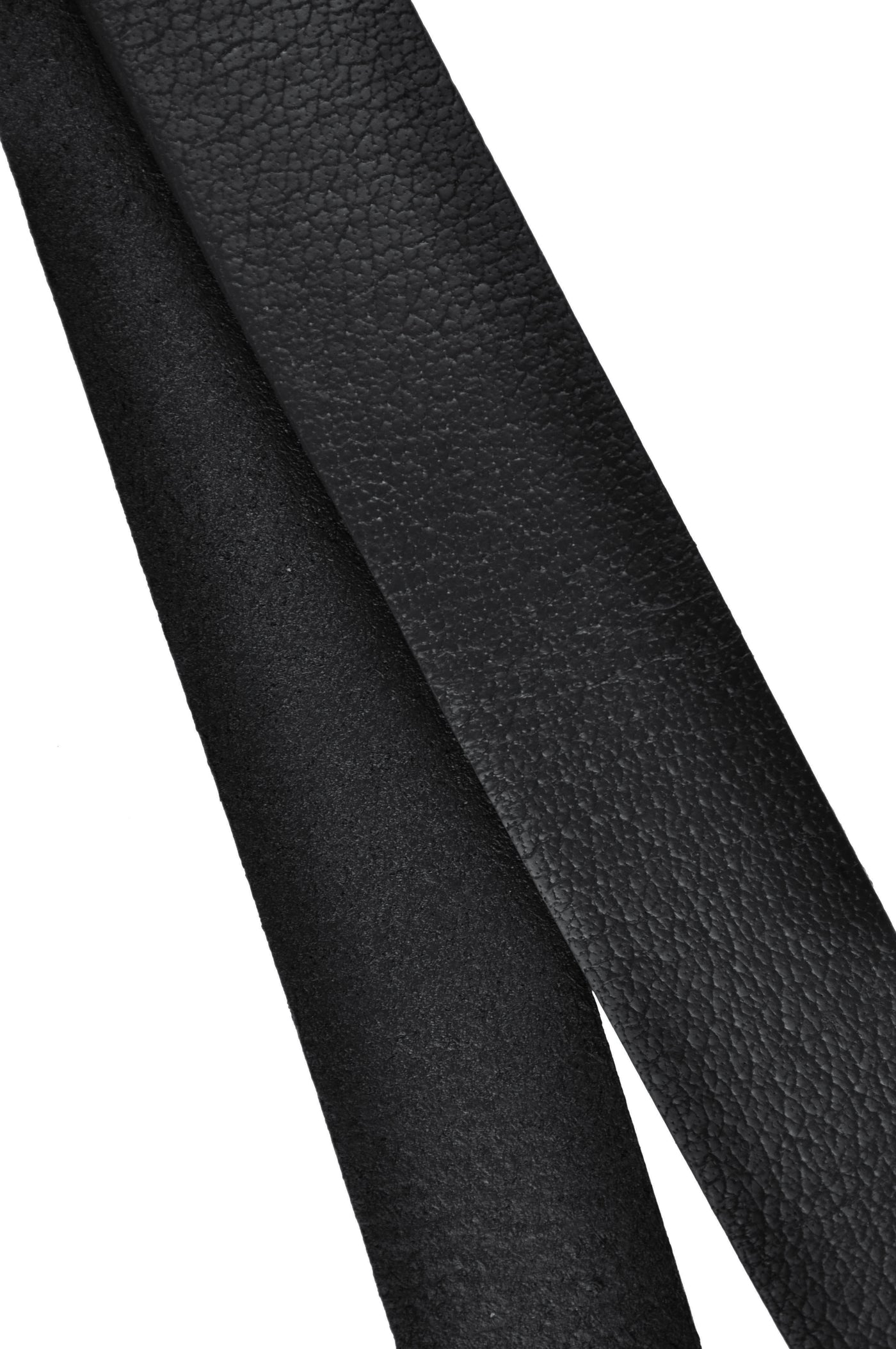 Lederriemen – Flaches Lederband aus Rindsleder | Schwarz | 1 Meter, 3 mm dick